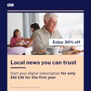 Subscribe to the Oxford Mail for just £2 for two months