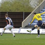 Danny Hylton opened the scoring in the second minute  Picture: David Fleming