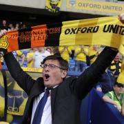 Darryl Eales cannot hide his delight after the 3-0 success over Wycombe Wanderers on the final day of the season achieved their ambition – promotion to League One