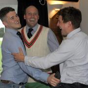 DELIGHT: Ed Yeats, Sam Stoop and Guy Fairburn celebrate the news  Picture: Peter Matthews