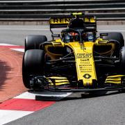 CONTROL: Carlos Sainz, pictured during practice on Thursday, knows the importance of today’s qualifying session in Monaco Picture: Renault Sport Formula One