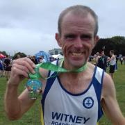 WINNER: Tony Lock shows off his medal after the Fairview Park Run in Dublin