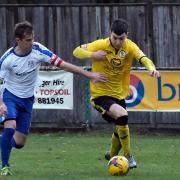 Henry Landers scored twice for North Leigh last week and will be looking for more of the same against Barton Rovers tomorrowPicture: Ric Mellis