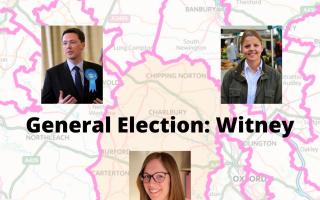 The general election candidates for Witney are: Robert Courts, Charlotte Hoagland and Rosa Bolger.