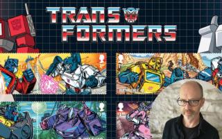 Andrew Wildman has had his Transformers stamps approved by the Queen