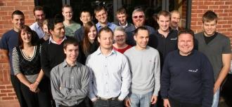 Join us: The Zetica team with managing director Mike Sainsbury (front right)